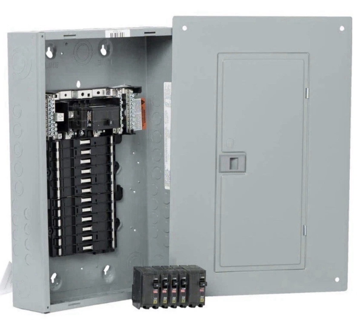 Square D QO 100-A 24-Space 24-Circuit Main Breaker Plug-On Neutral Load Center