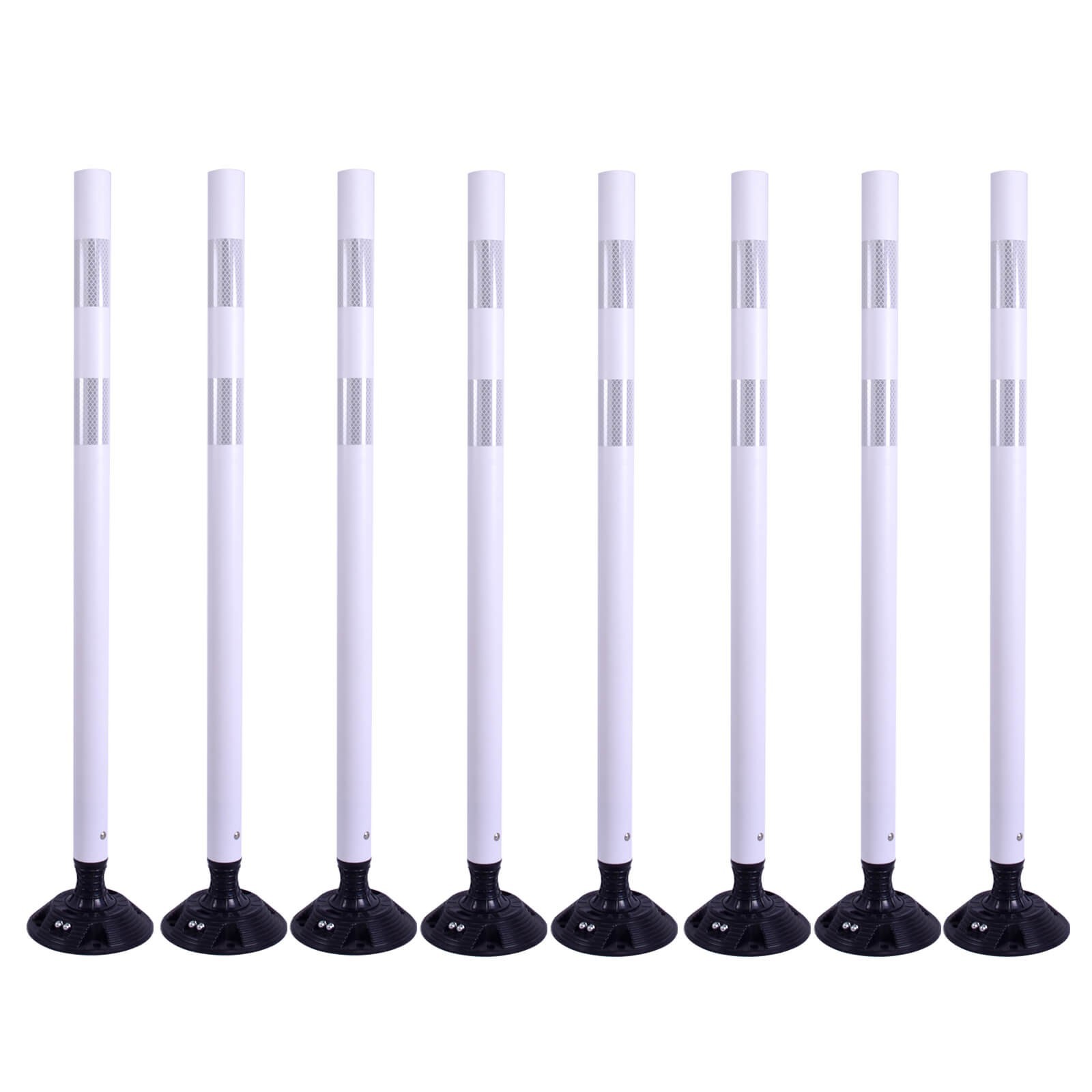 48”/36” Flexible Surface Mount Delineator Posts for Parking Lot Road Safety
