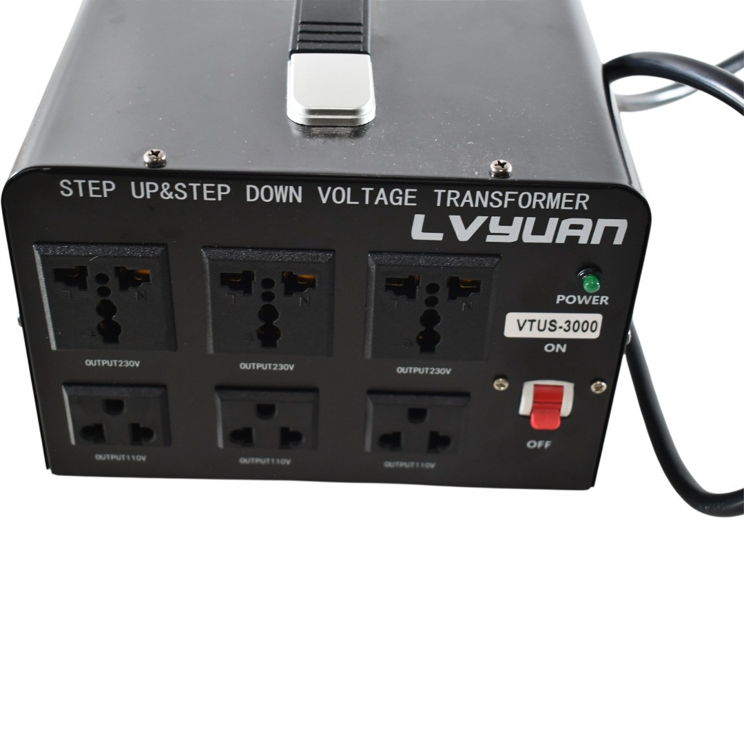 LVYUAN VTUS-3000 Step Up Step Down Voltage Transformer Converter 3000 Watt Heavy
