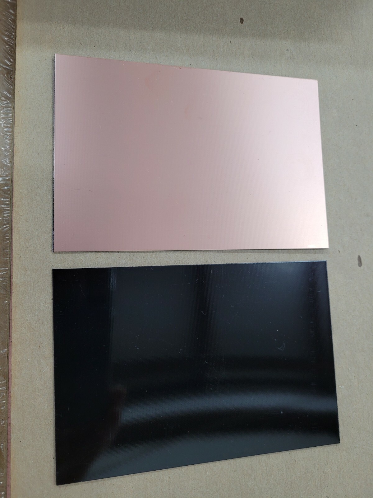 8 pcs Single Sided Copper Laminate Board FR-4, 030, BLACK, 4 x 6, 2 oz.