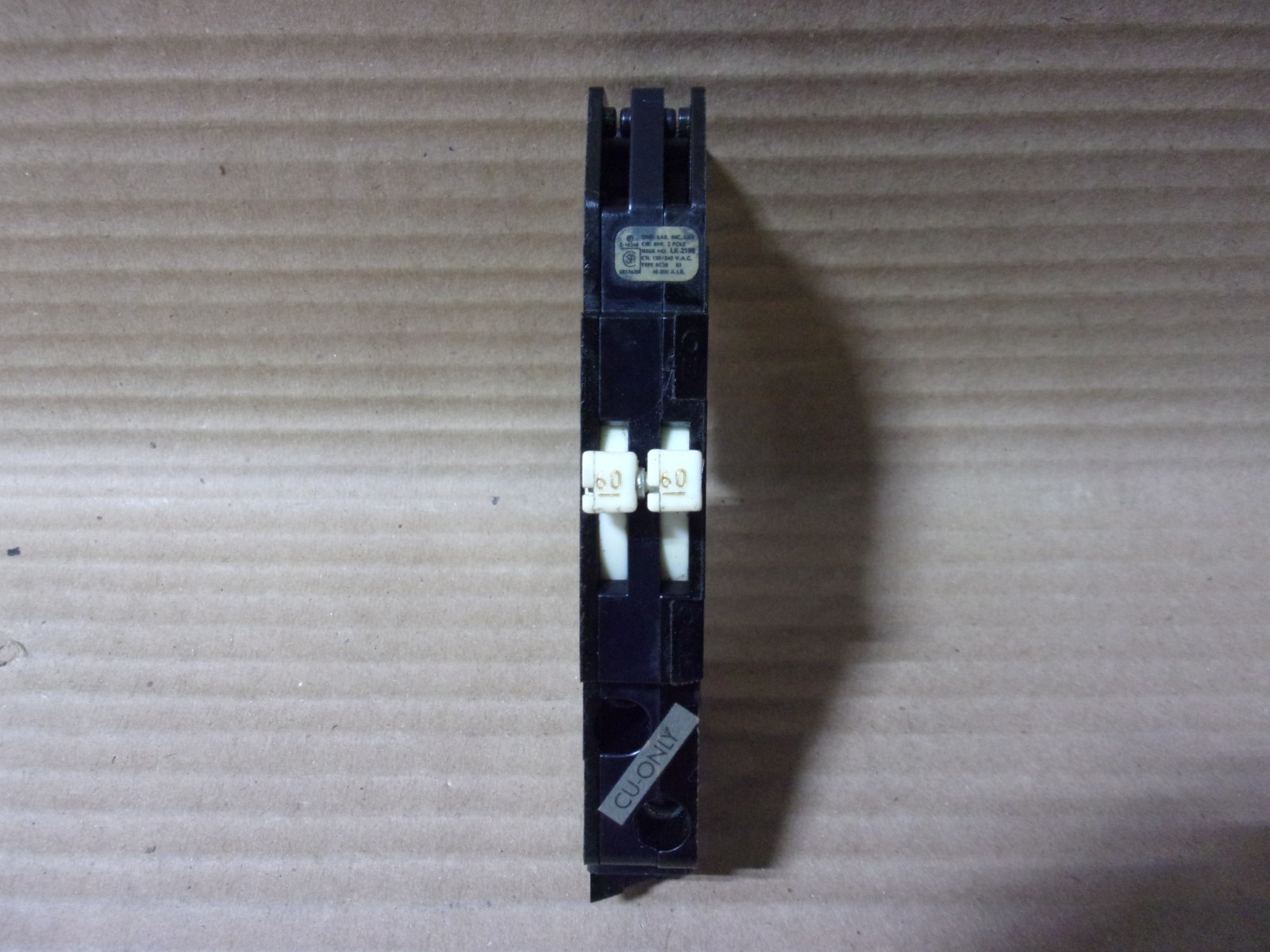 NEW Sylvania RC38 RC3860 1 Pole 60 Amp 120/240V Tandem Circuit Breaker NNB