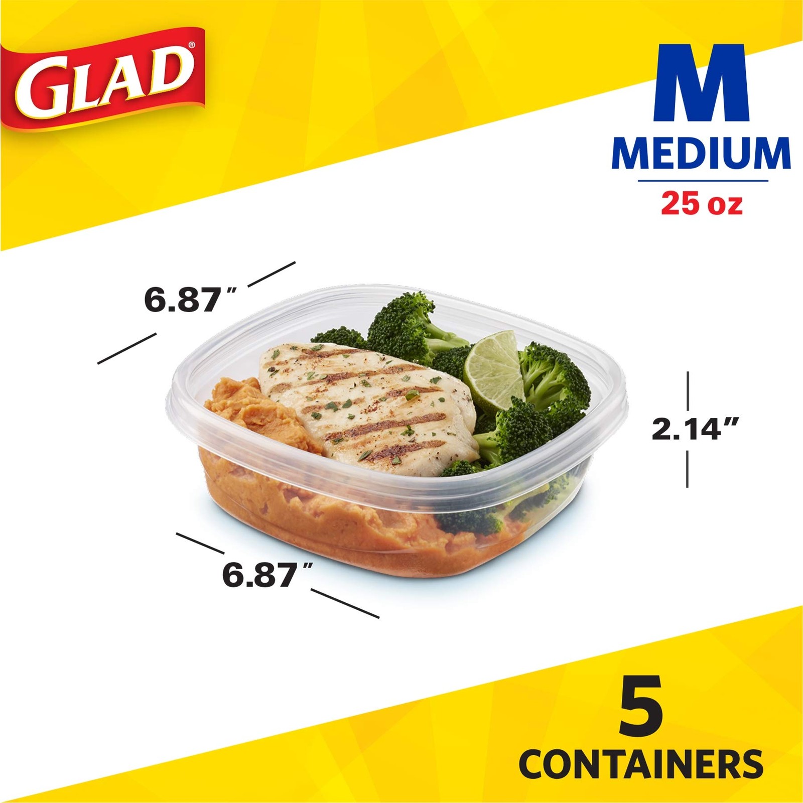 Glad Food Storage Containers For Everyday Use – Container Holds Up