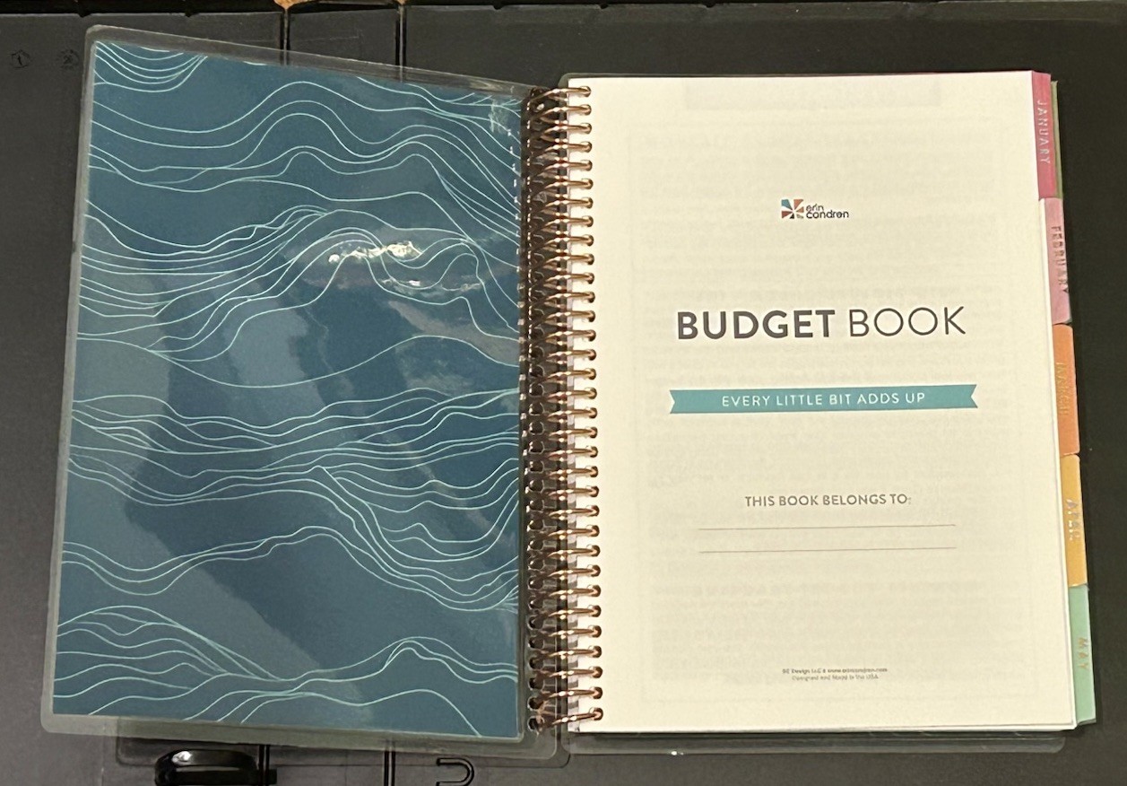 New Erin Condren Budget Book Binder Notebook