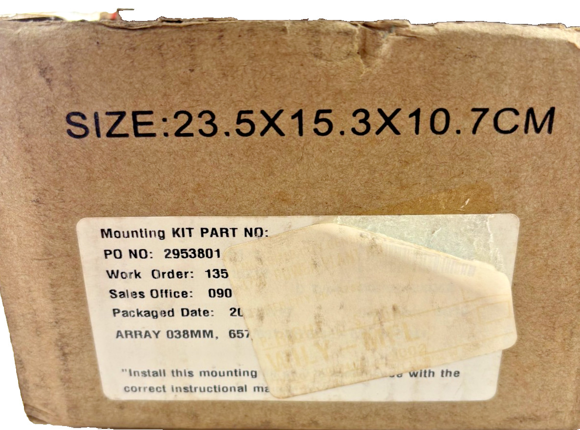 Fisher GG12343X012 Valve Positioner Mounting Kit OEM Industrial Hardware