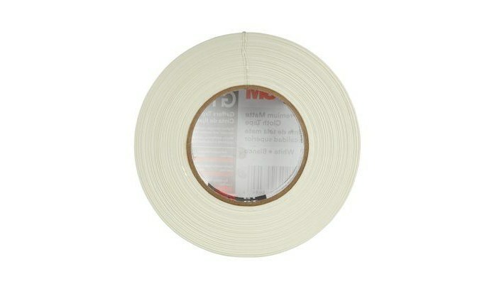 (1 ROLL) 3M Gaffers Tape WHITE 1″ x 54.6 YD GT1 Premium Matte Cloth – NEW