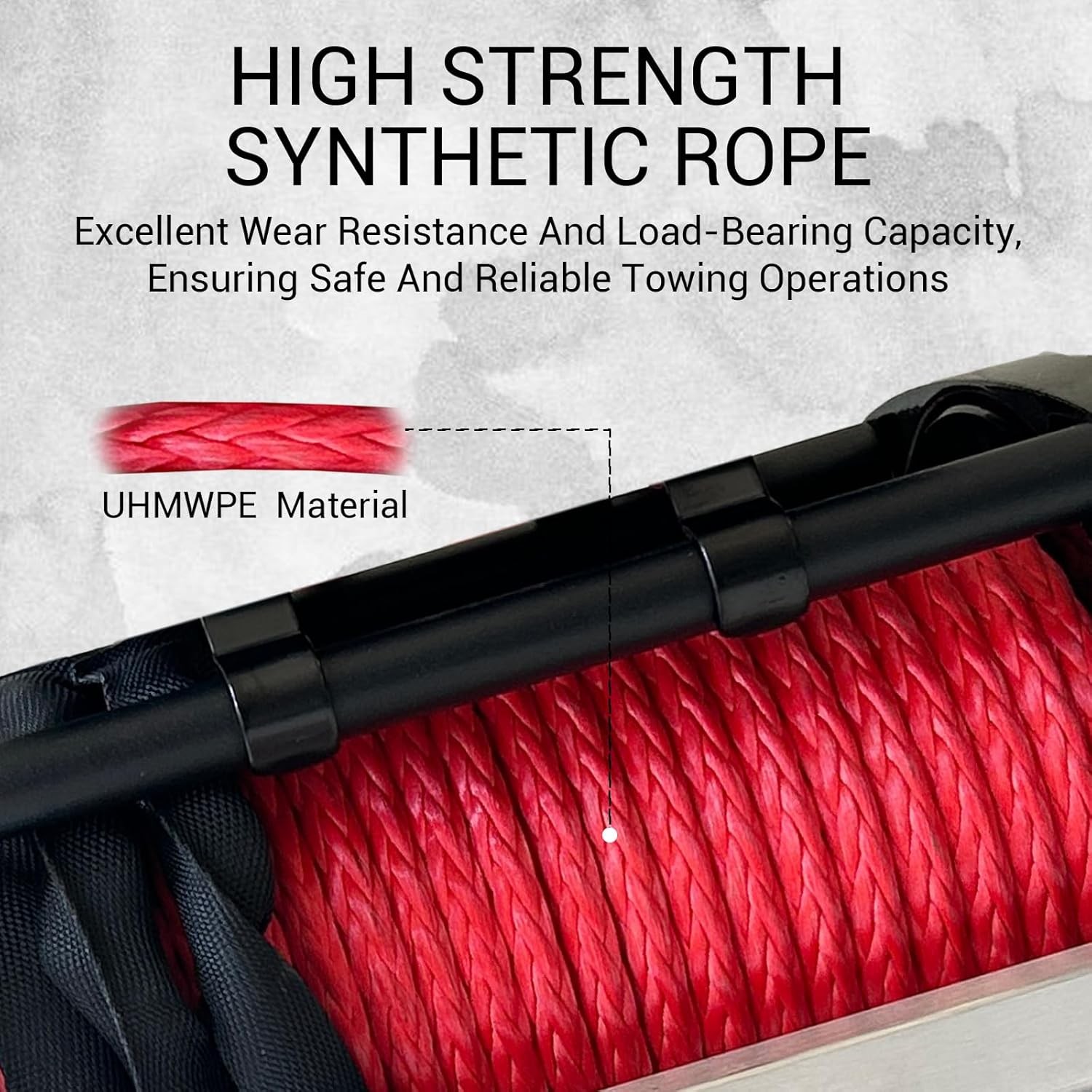 10,000LBS Truck Electric Winch Kit Waterproof IP67 85FT Steel Cable Truck Winch