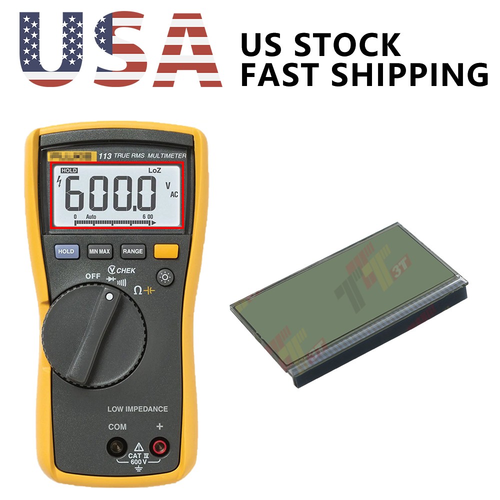 Display for FLUKE 113 114 115 116 117 Digital Multimeter Repair