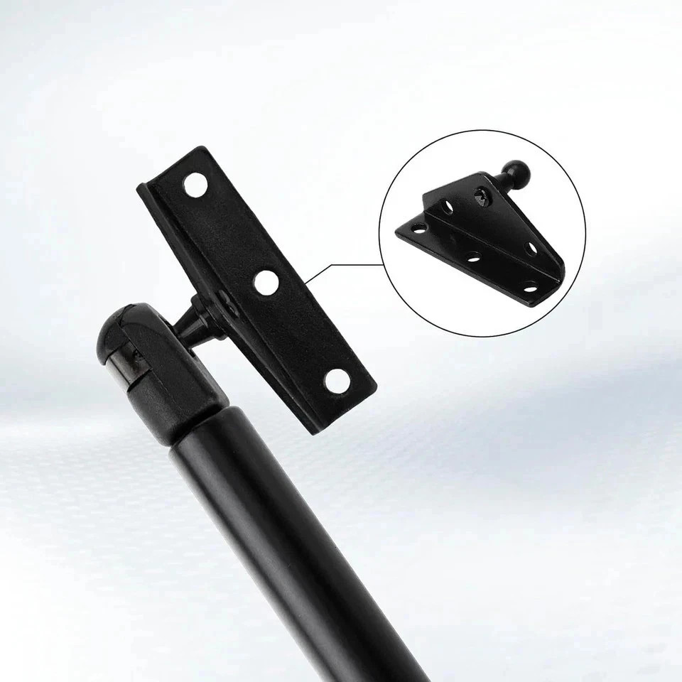 4 Pack 10mm Ball Stud Bracket Gas Strut Mounting Bracket for Lift Support Shocks