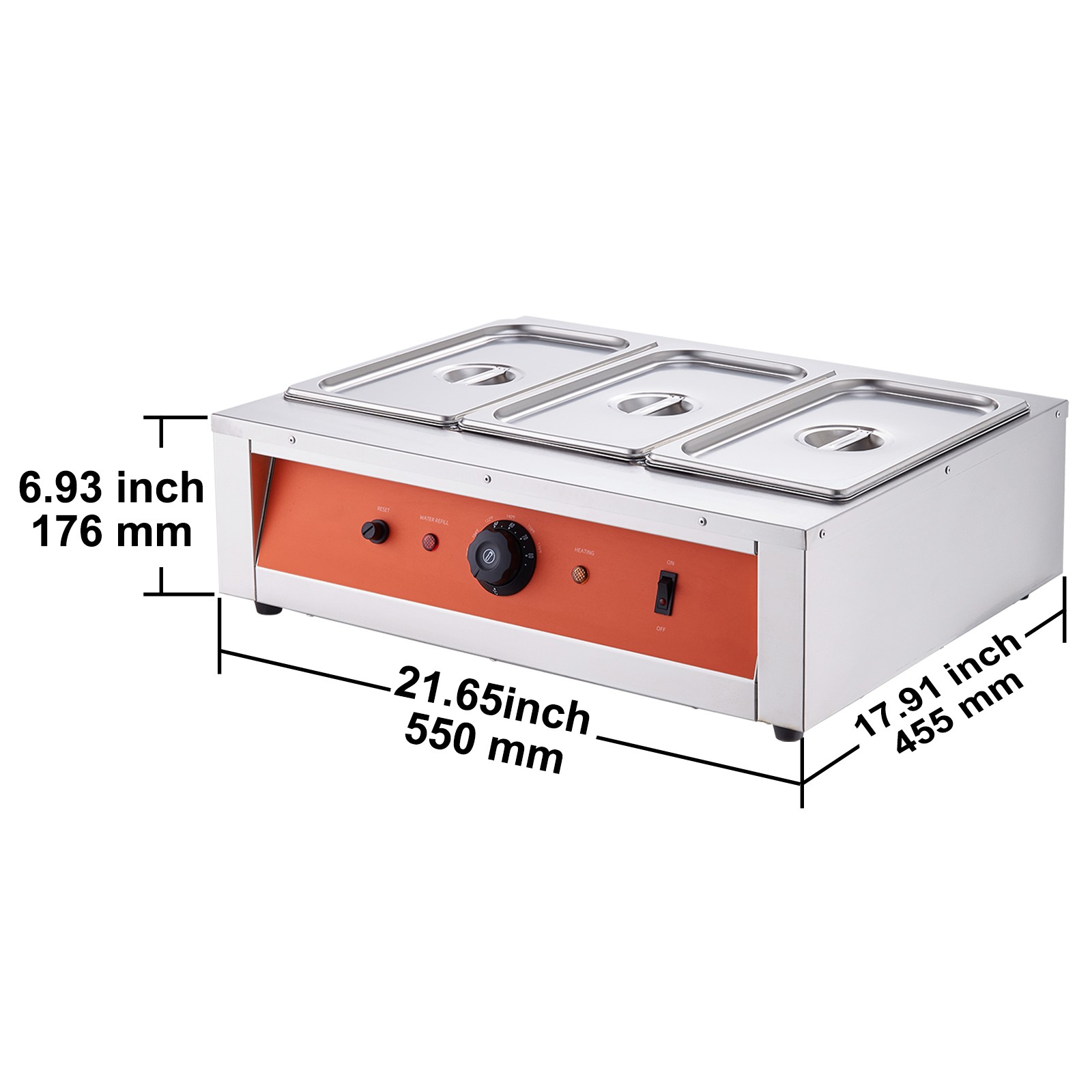 VEVOR Chocolate Tempering Machine Chocolate Melting Pot 26.5 Lbs 3 Tanks