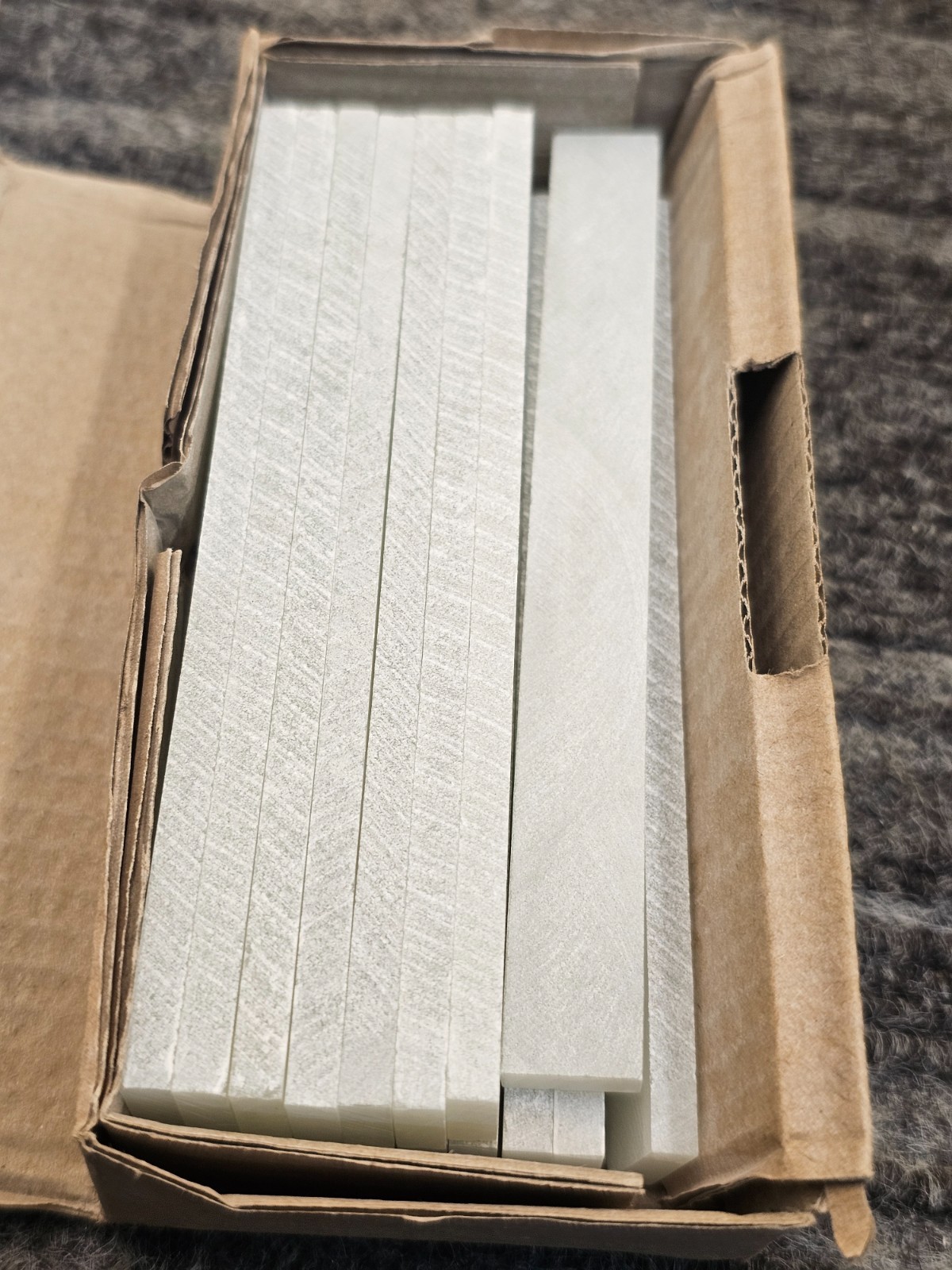 (QTY 216) Flat Soapstone for Marking Steel, Metal 1/2 in W x 4 in L