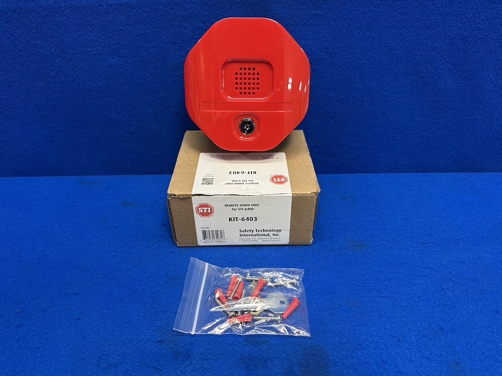 Remote Horn Unit,Red,PC,105 dB KIT-6403