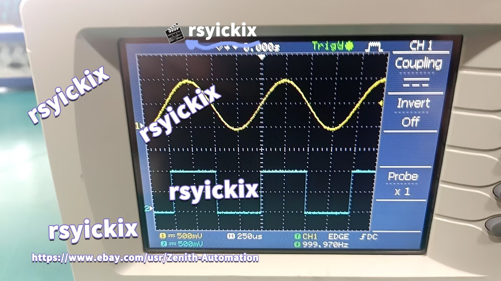1PC GW Instek GDS-1042 Oscilloscope, 40 MHz, 250 MSa/s