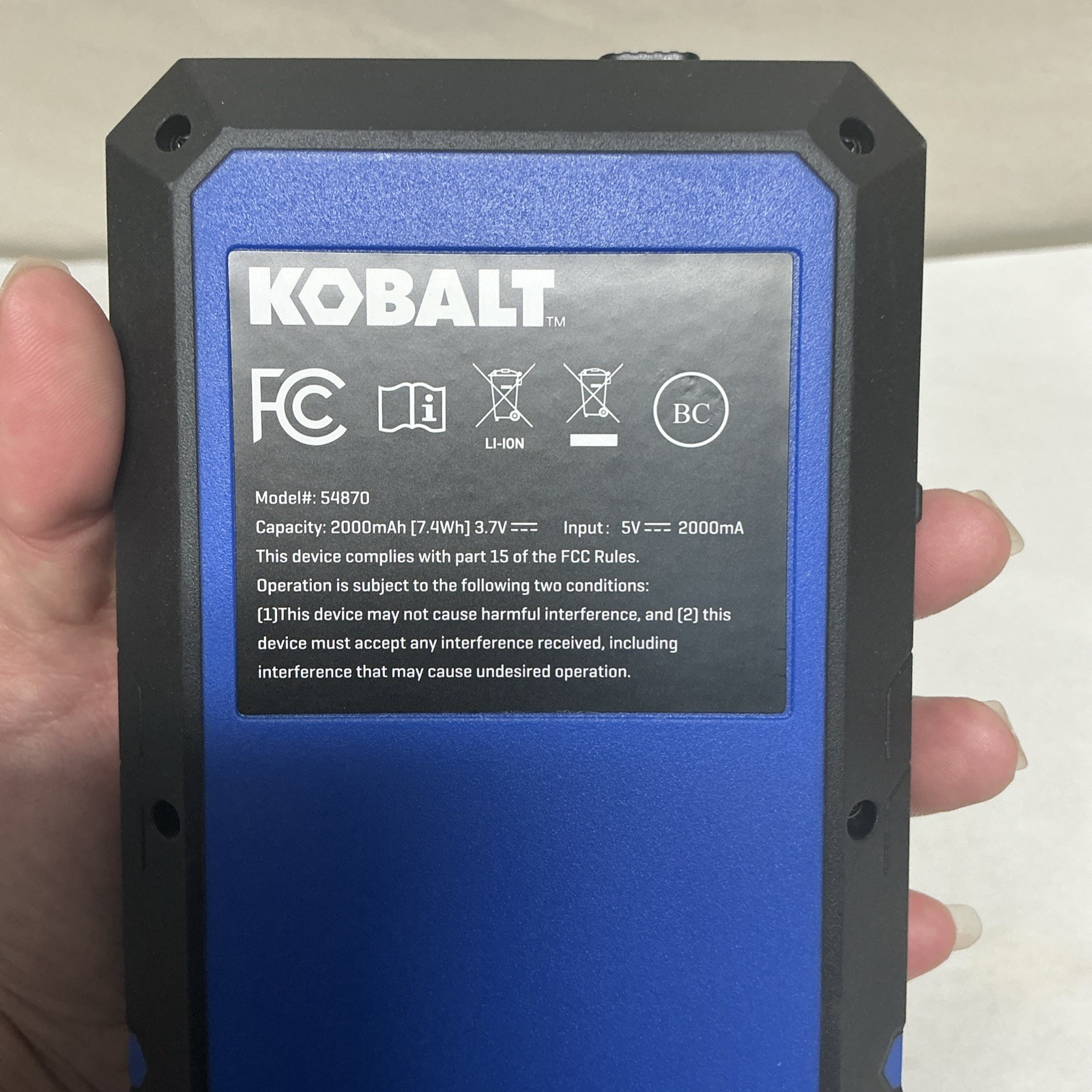 NEW KOBALT 54870 5″ RECHARGEABLE COMPACT INSPECTION CAMERA OPEN BOX