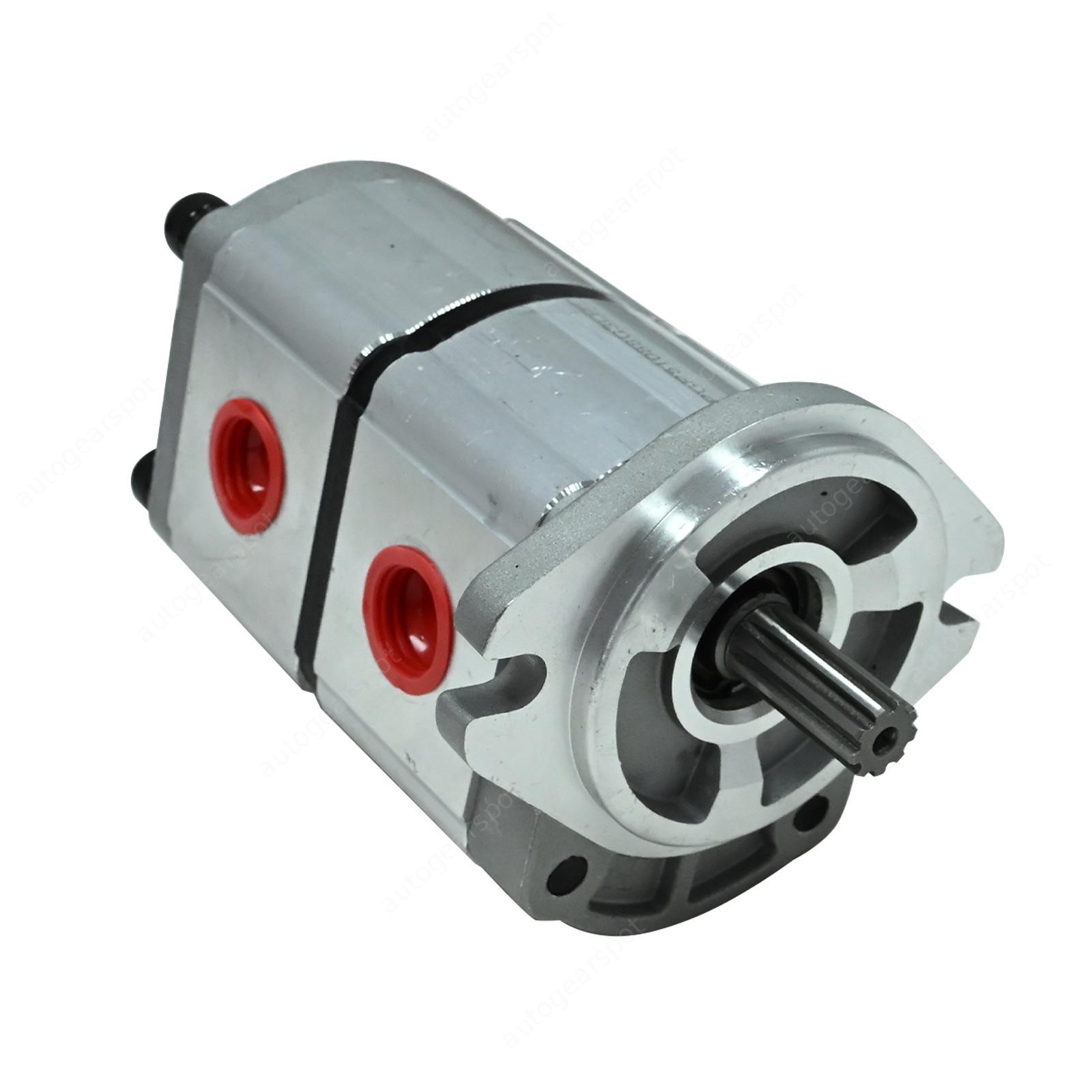 For AGT Skid Steer KTT23 Hydraulic Gear Pump Two-Section 6-12 GPM