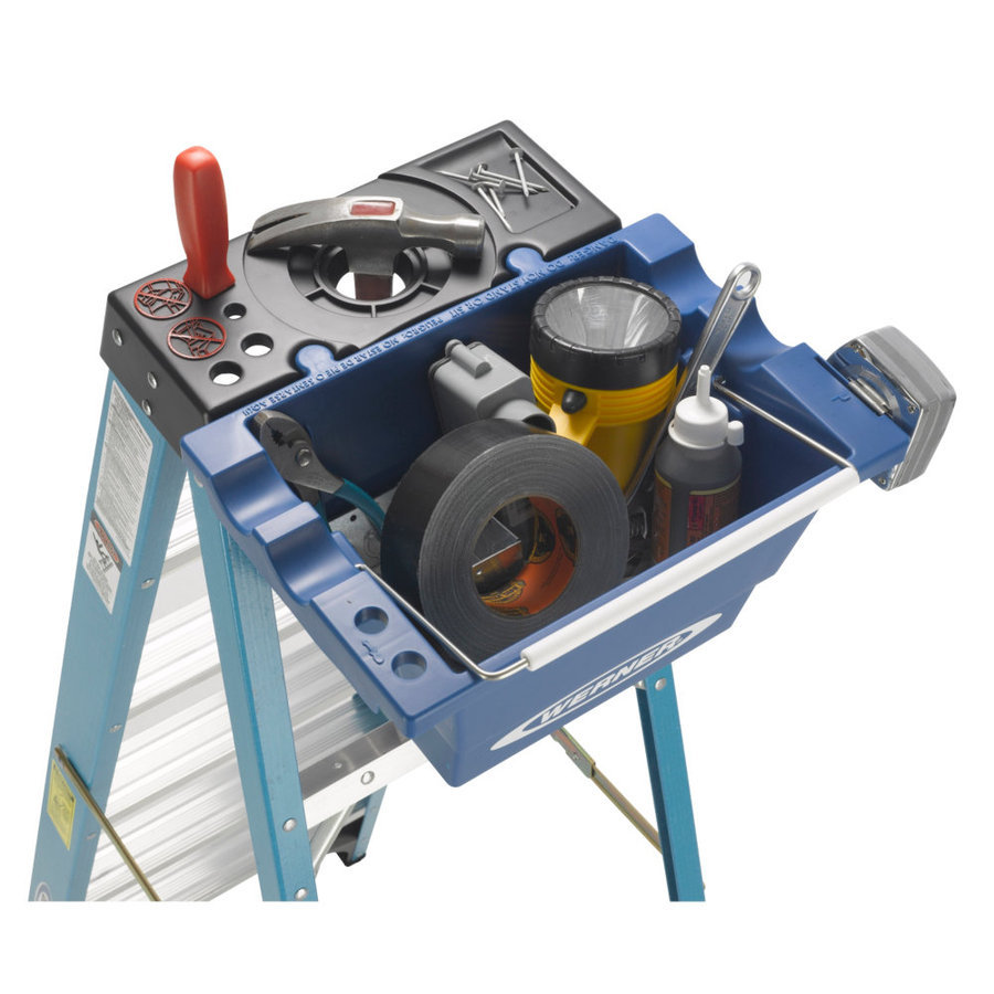 14.75-in x 9.75″ Werner Step-Ladder Storage Supply Holder Bin Bucket Attachment
