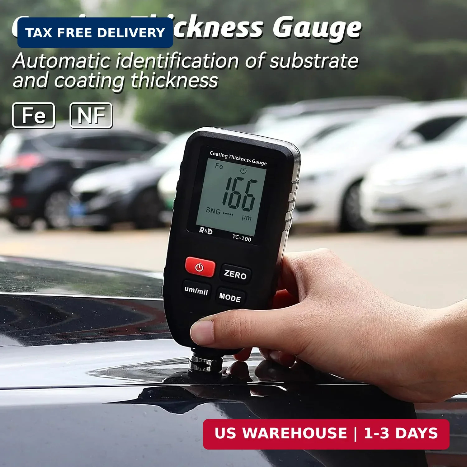 Car Coating Thickness Meter Paint Mil Gauge | For Used Car Buyers, Check Origina