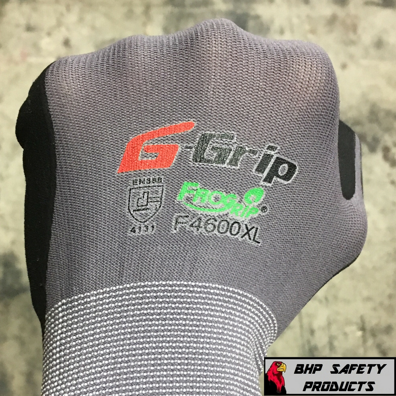 G-Grip Work Glove Ultra-Thin Nitrile Foam Grip Palm Coated Nylon Shell 3 Pairs