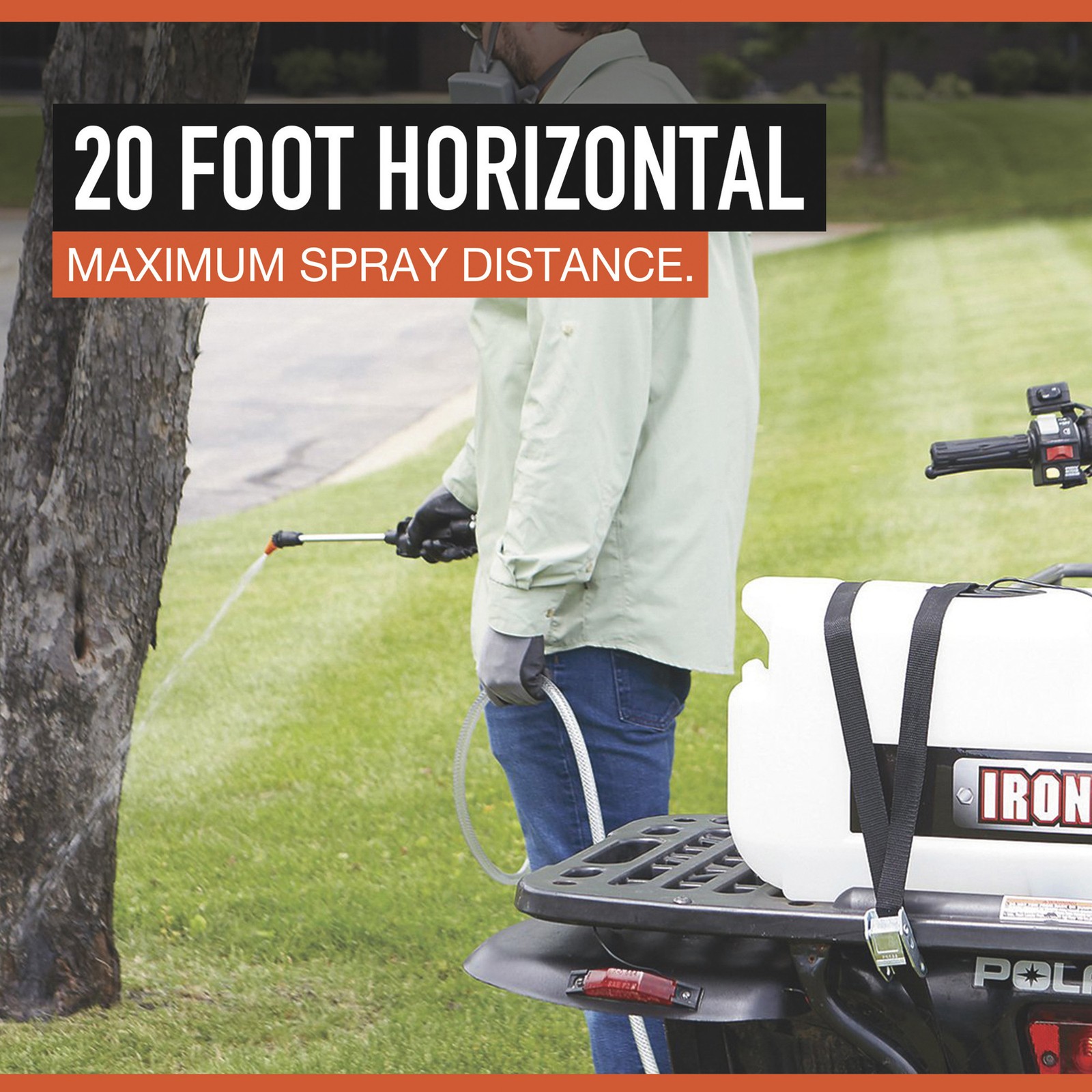 Ironton ATV Spot Sprayer, 8-Gallon Capacity, 1 GPM, 12 Volts