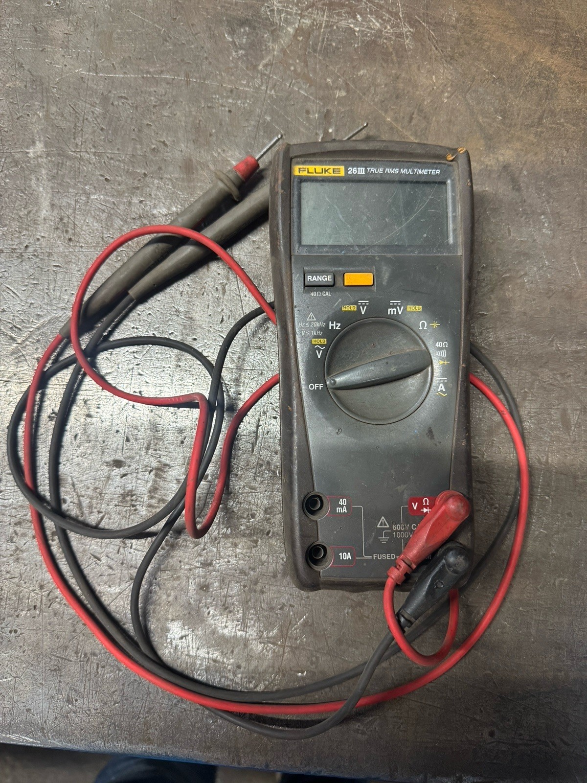 Fluke 26 III True RMS Digital Multimeter –