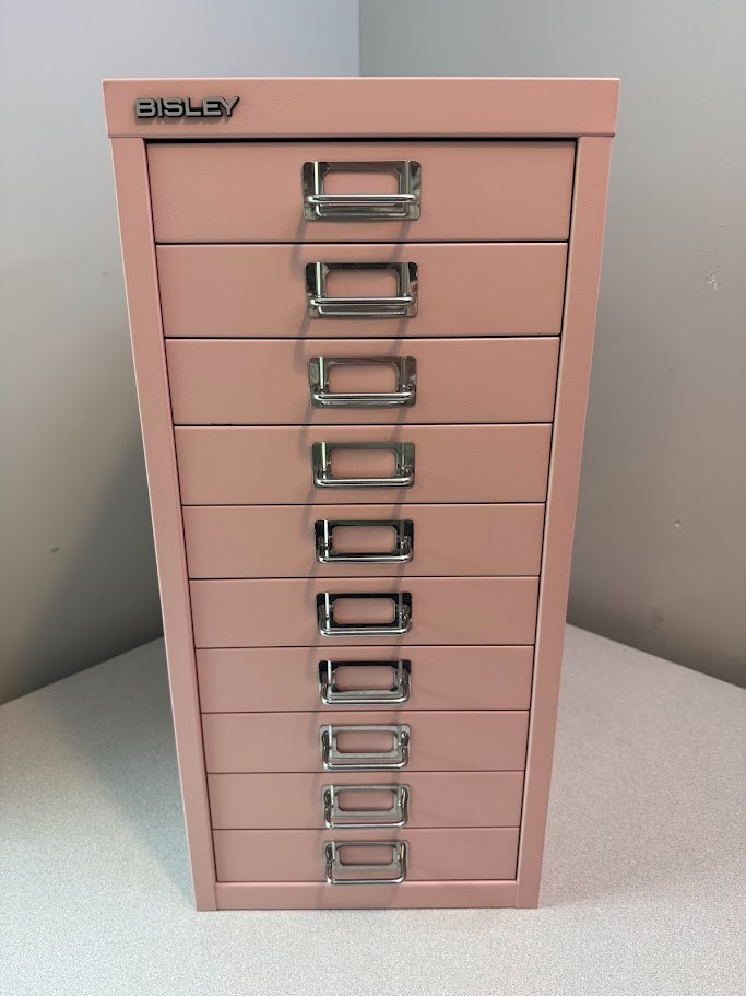 NEW! Bisley 10 Drawer MultiDrawer – Palest Pink **REDUCED PRICE**