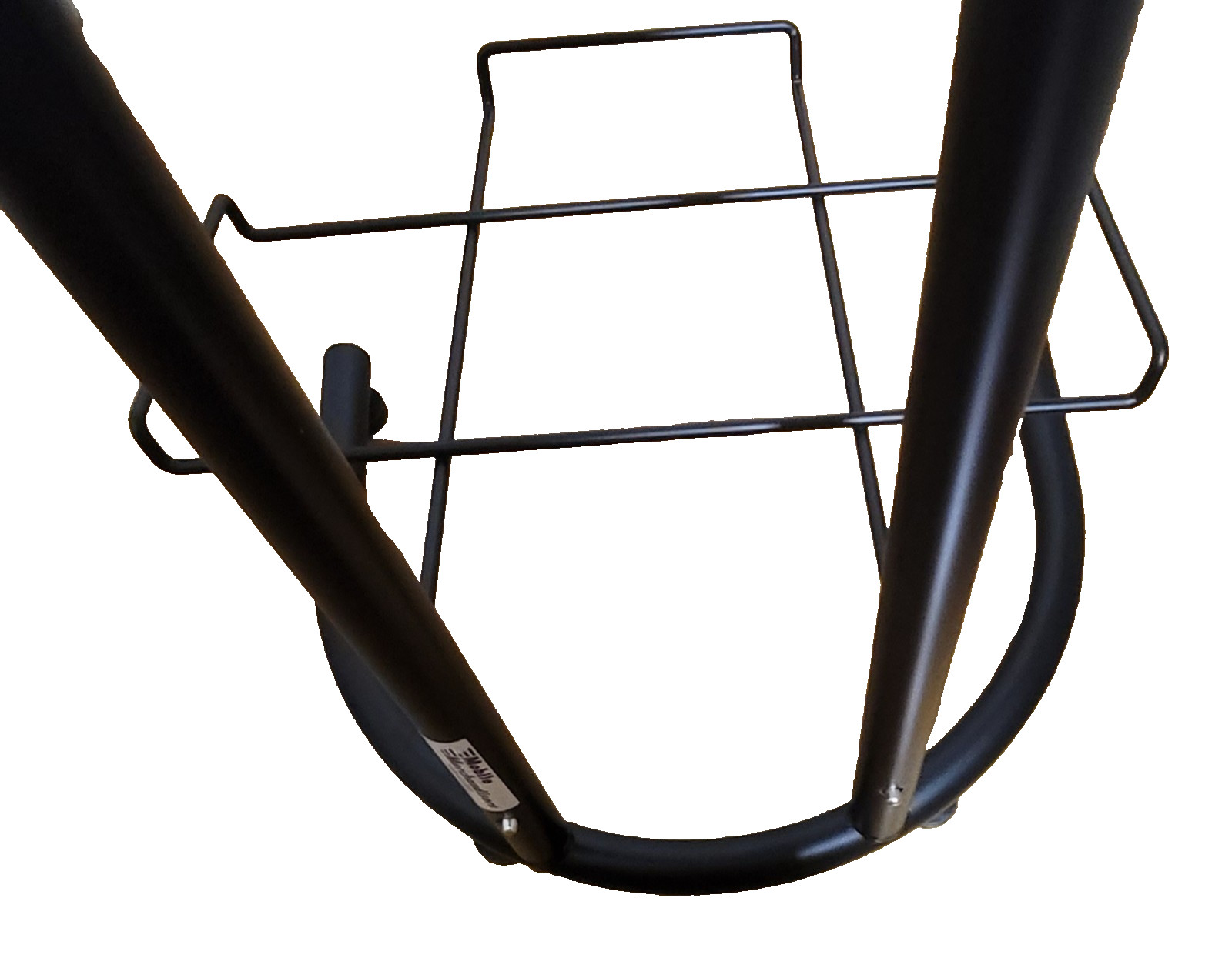 4 Tier Square Basket floor display for food w sign clips Mobile Merchandisers