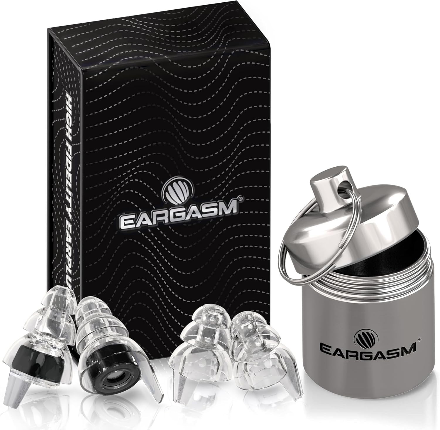 High Fidelity Earplugs for Concerts – 21 dB Noise Reduction