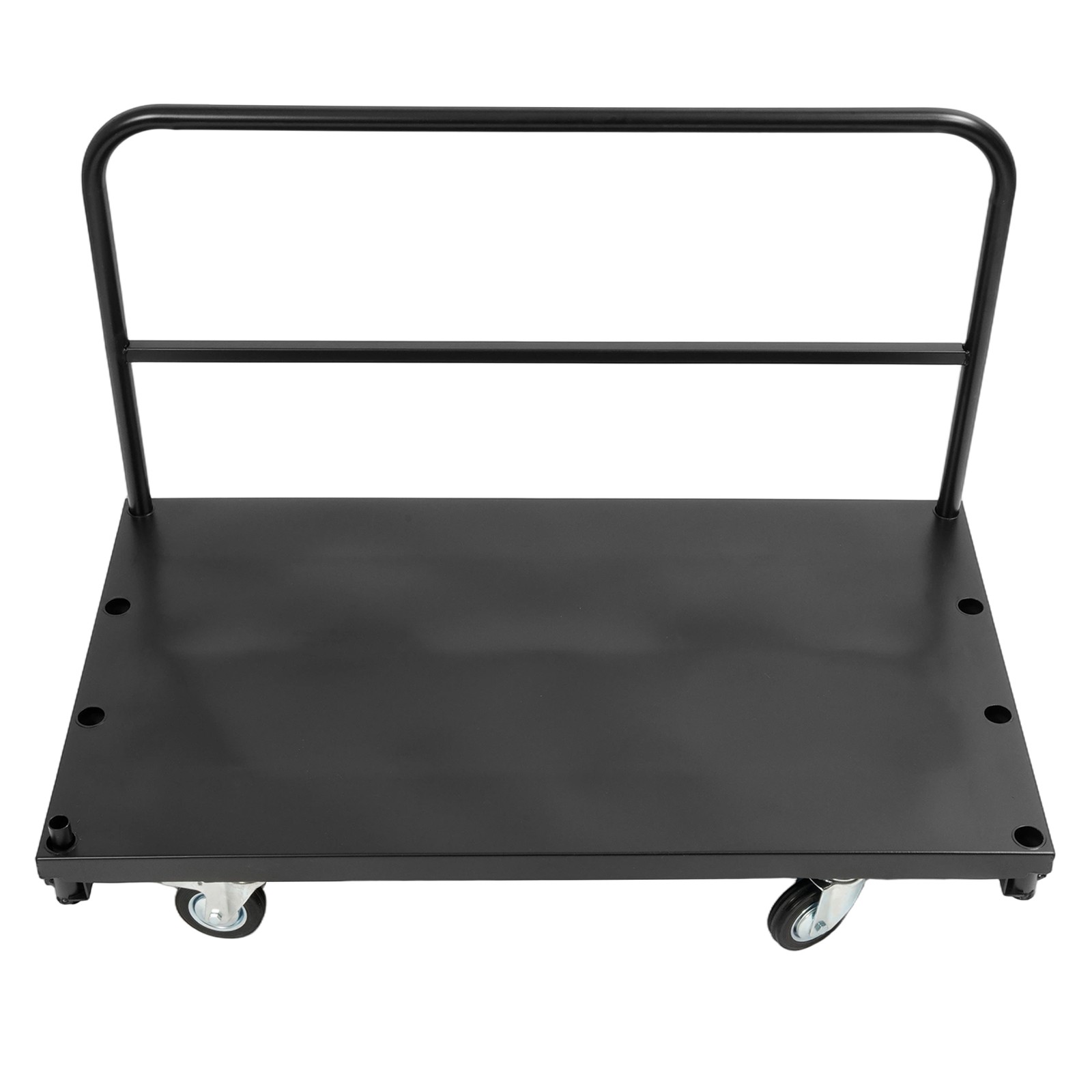 2200 lb 2- in-1 Drywall Sheet Cart, Lumber Platform Truck Dolly Cart W/4 Casters