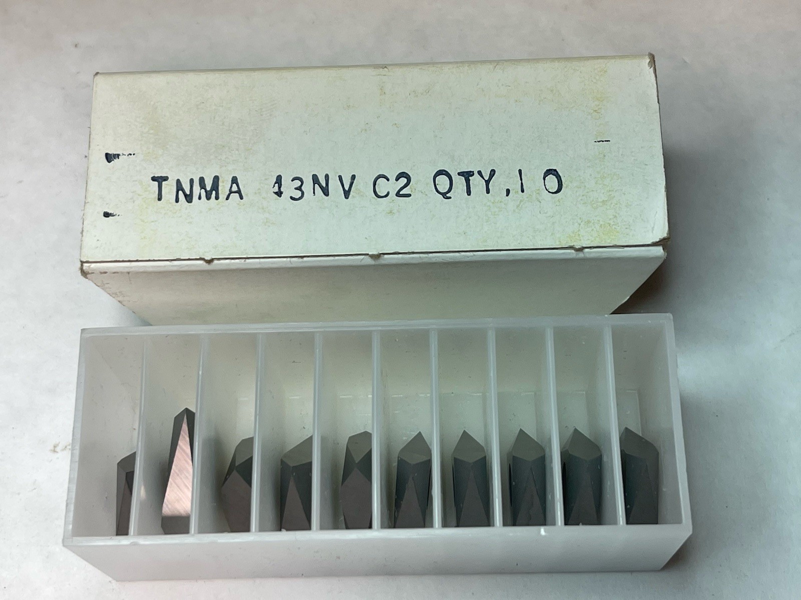 USA TNMA-43 NV C-2 Carbide On-Edge Threading Inserts Uncoated Qty.10 (26MY202)