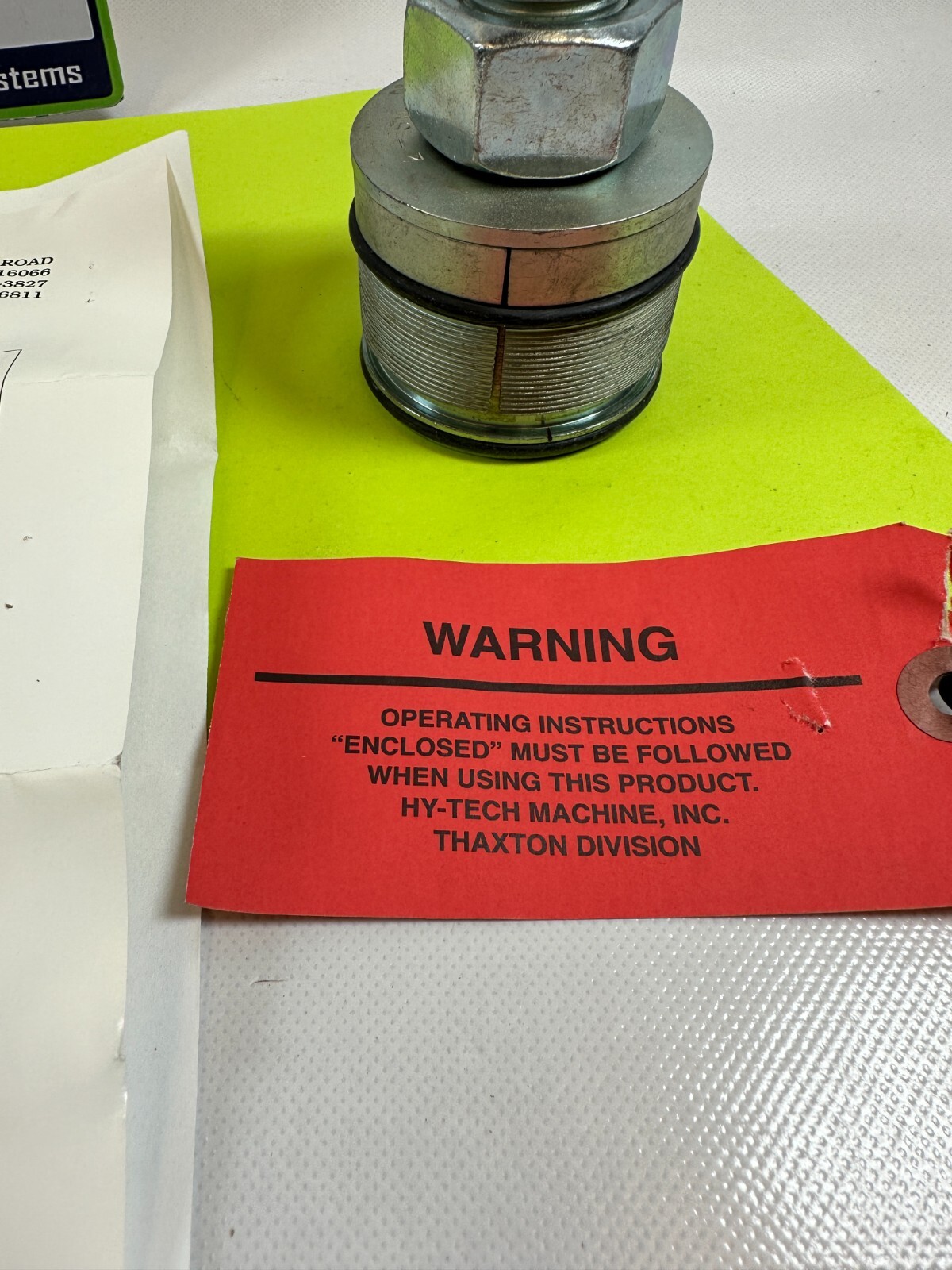 Thaxton Hy-Tech Machine 2″ Pipe Socket Weld Plug #2SWC NEW ship from USA