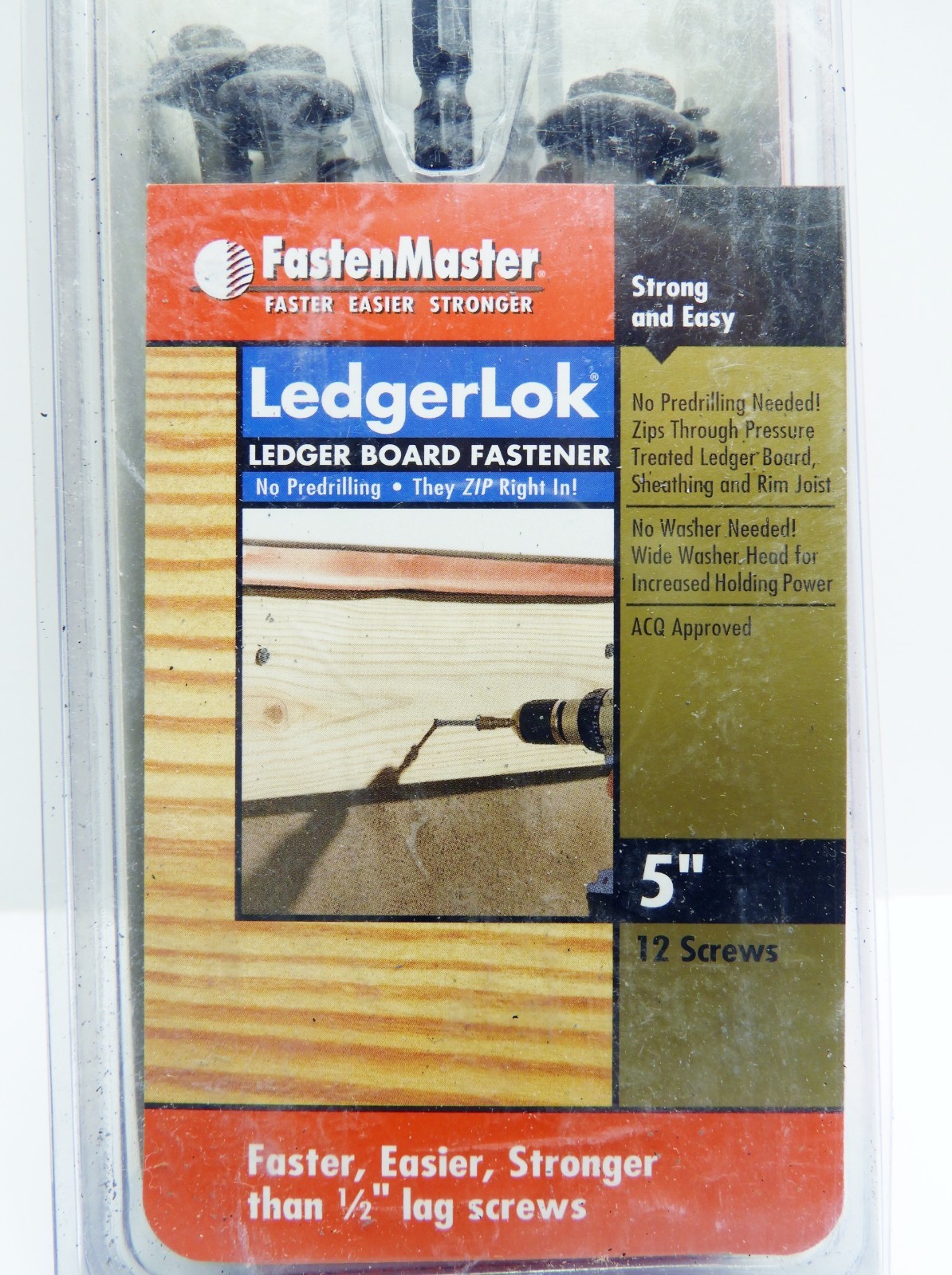(Lot of 7) FastenMaster LedgerLok Screws 5″ 12pc Pack FMLL005-12