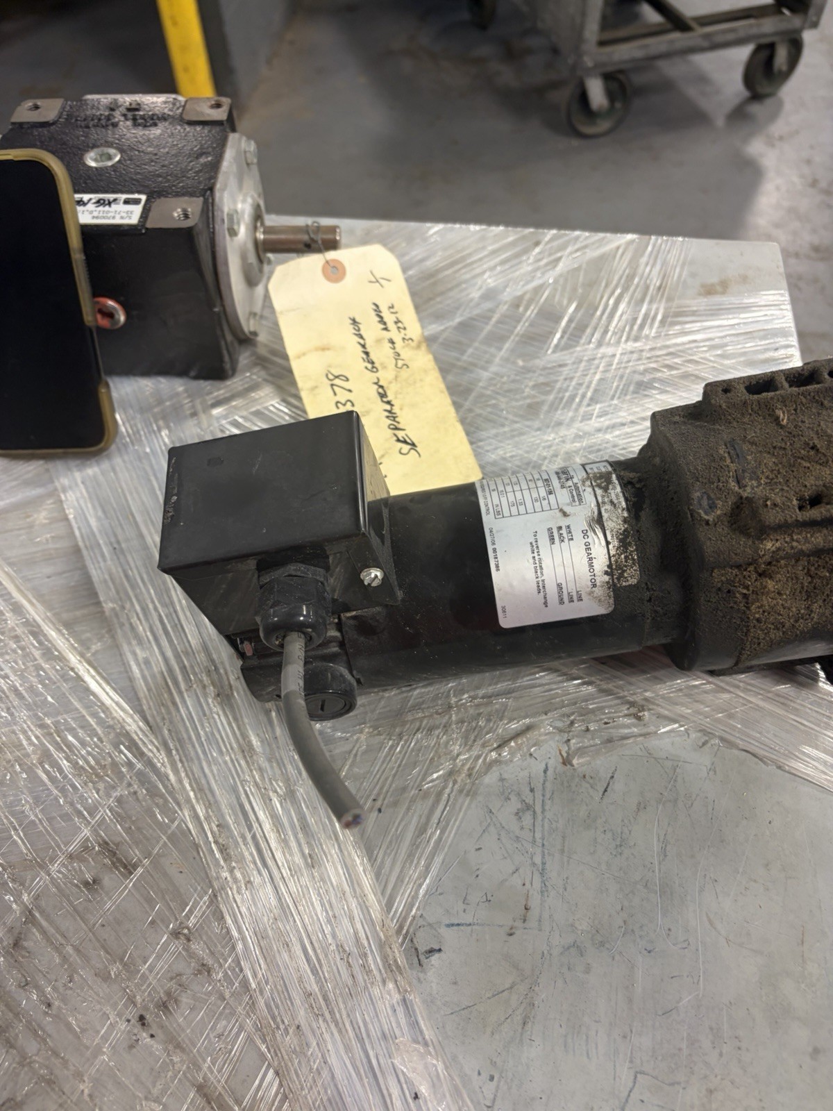Bison 507-01-156 Gear Motor 1.33A 90/130V USED