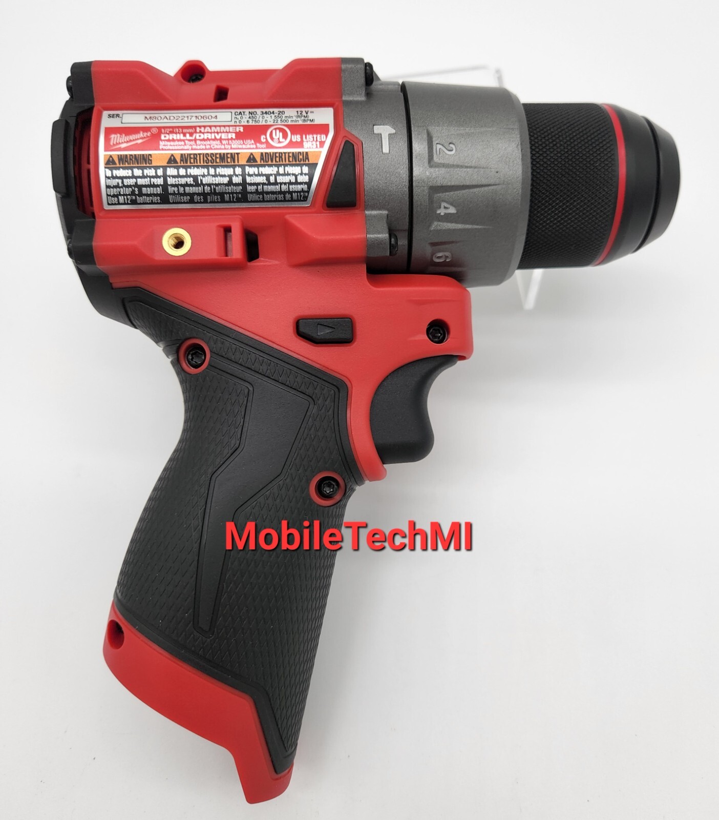 Milwaukee M12 FUEL 1/2″ Hammer Drill Driver GEN 3 3404-20 – BRAND NEW in Plastic