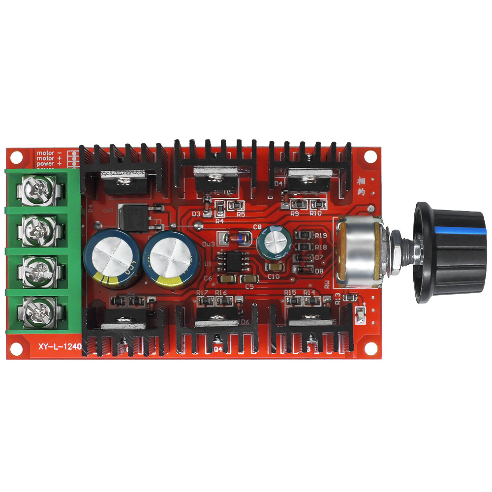 DC 10-50V 40A PWM DC Brush Motor Speed Controller HHO RC 12V 24V 48V 2000W MAX