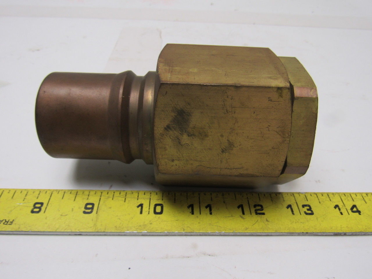 Parker BH12-61-W Brass 1-1/2 Body Poppet Valve Shut off 1-1/4″NPTF Quick Couplin