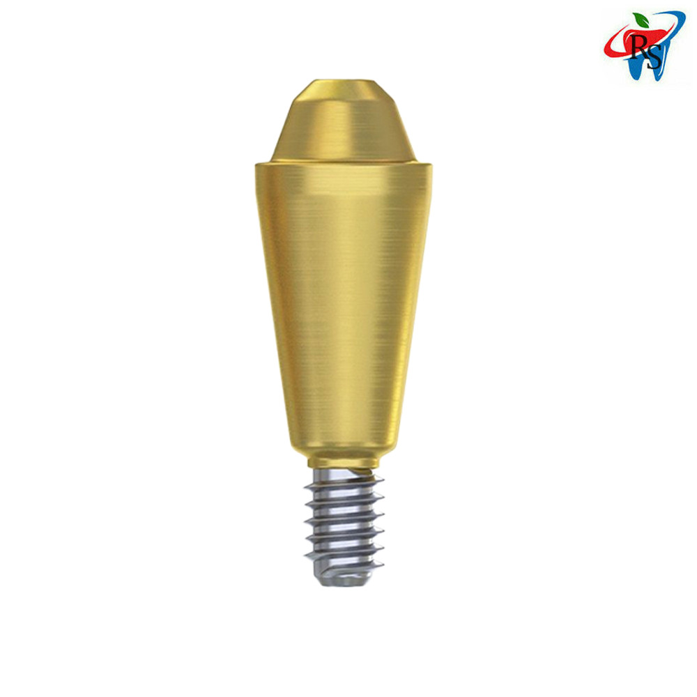1x Kit Prosthetic Straight Multi Unit 1.6 RP Conical Connection 2.65 Titanium