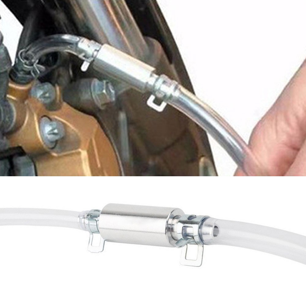 2x Brake Bleeder Hose – One Way Check Valve Tube Bleeding Tool Kit for;Car Moto