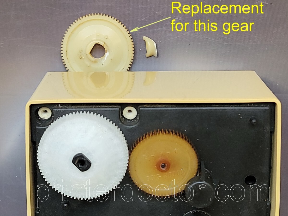 Improved Nylon idle Gear Replacement for Panasonic KP-110 Pencil Sharpener USA