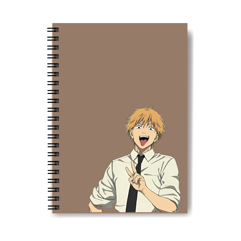 A5 Notebook Sidebind Anime Design Cardcover Book Lined Journal School Office