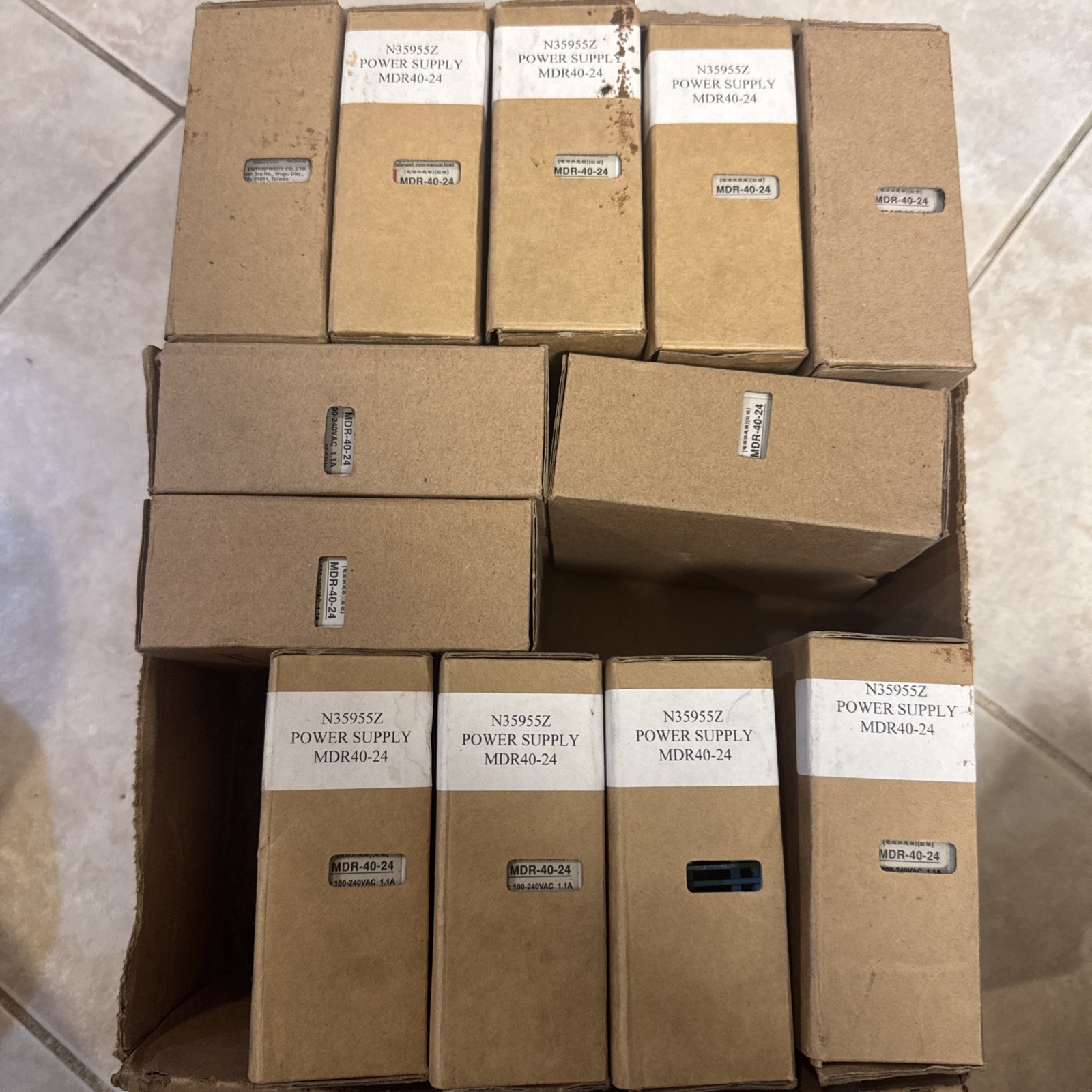 NEW IN BOX Mean Well MDR-40-24Industrial Power Supply 40W 24V/1.7a 100-240v 1.1