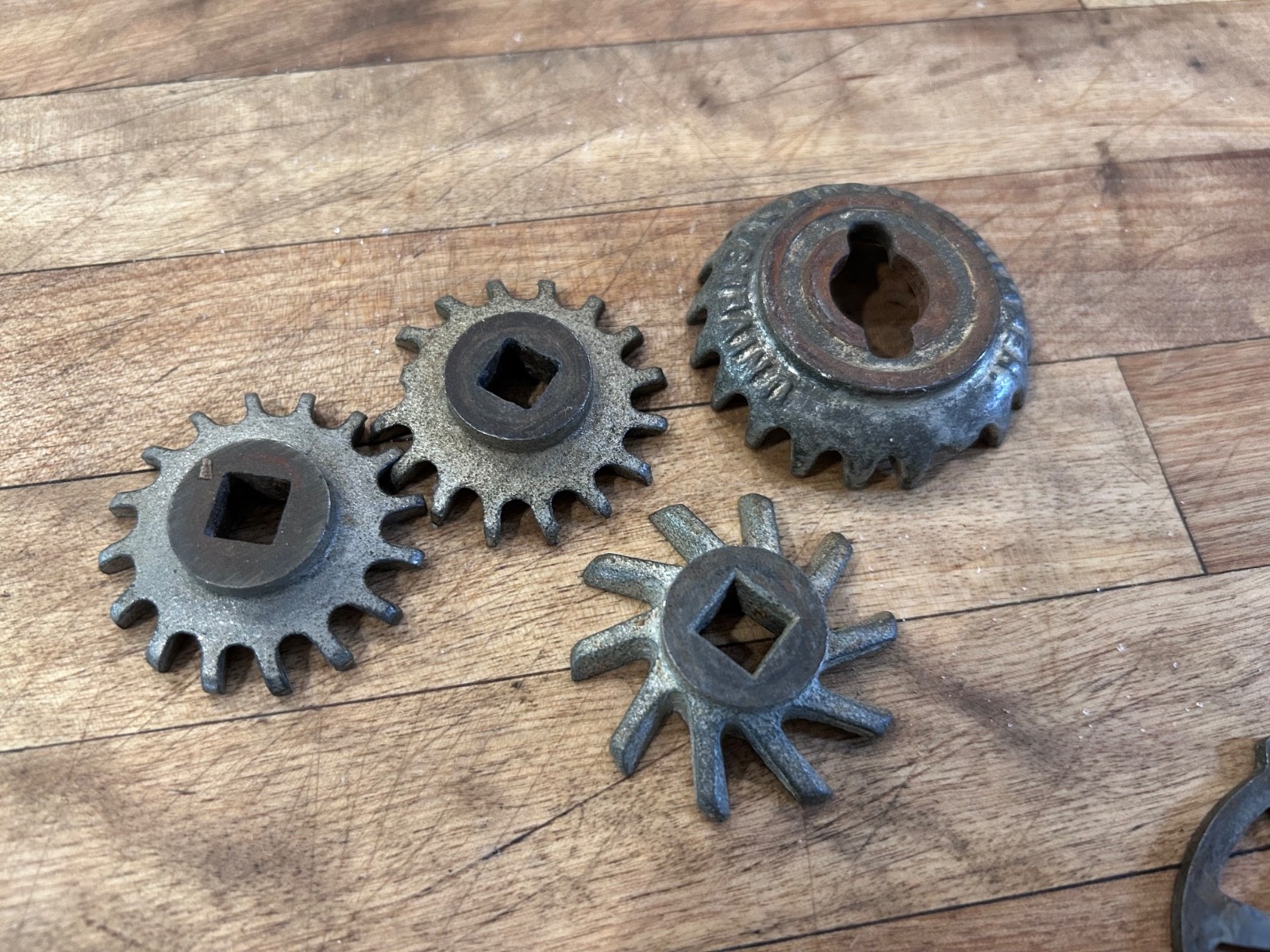 Mixed Lot vintage Meat Grinder Plates Blades parts Knives