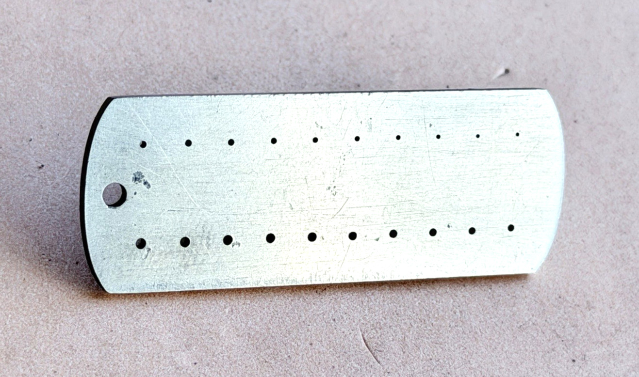 Brown & Sharpe No.705 Drill & Steel Wire Gage ; Range Nos. 61 to 80. USA Made!
