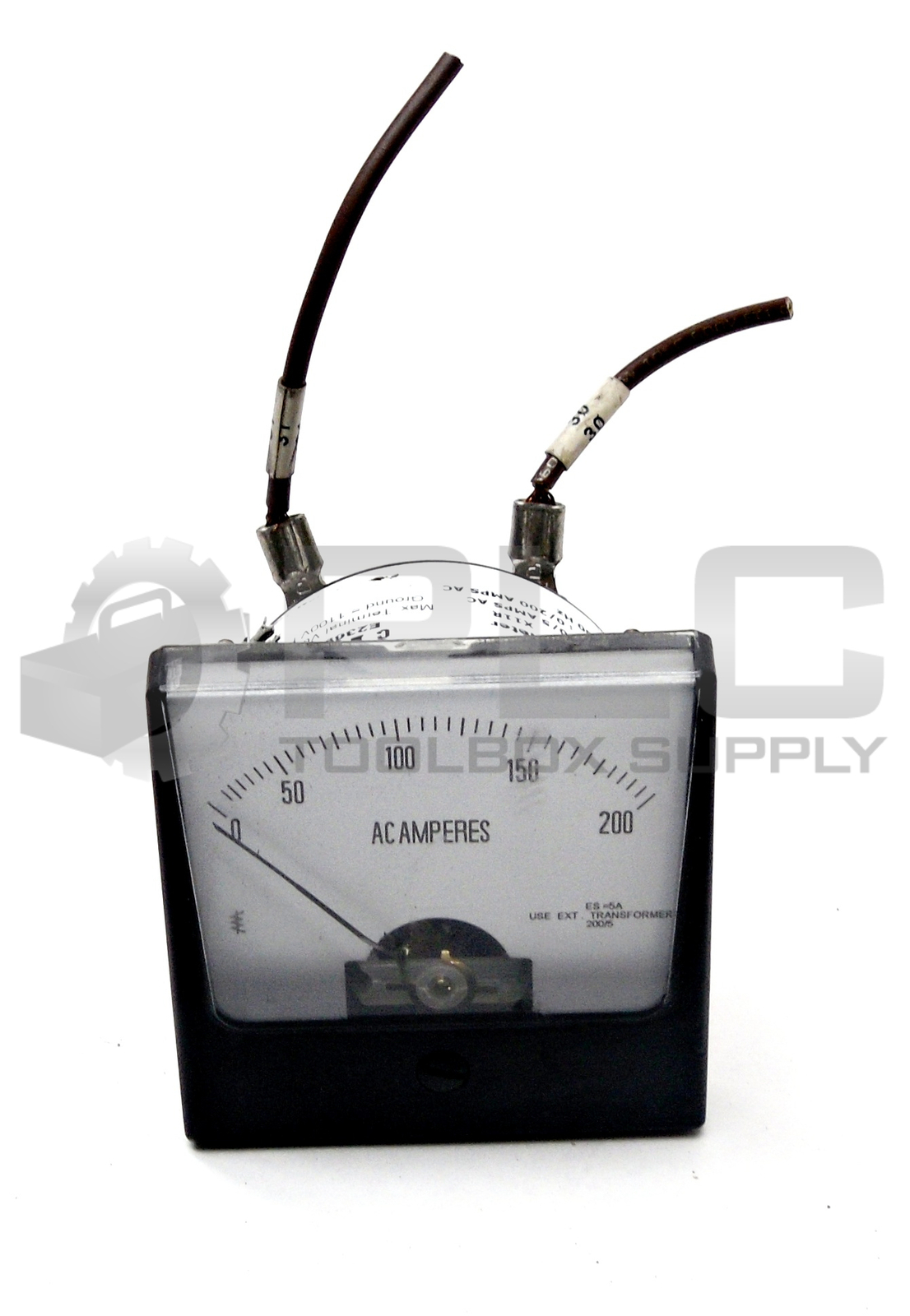 RISH VISTA 12G397 ANALOG PANEL METER 50/60HZ 0-200AMPS AC
