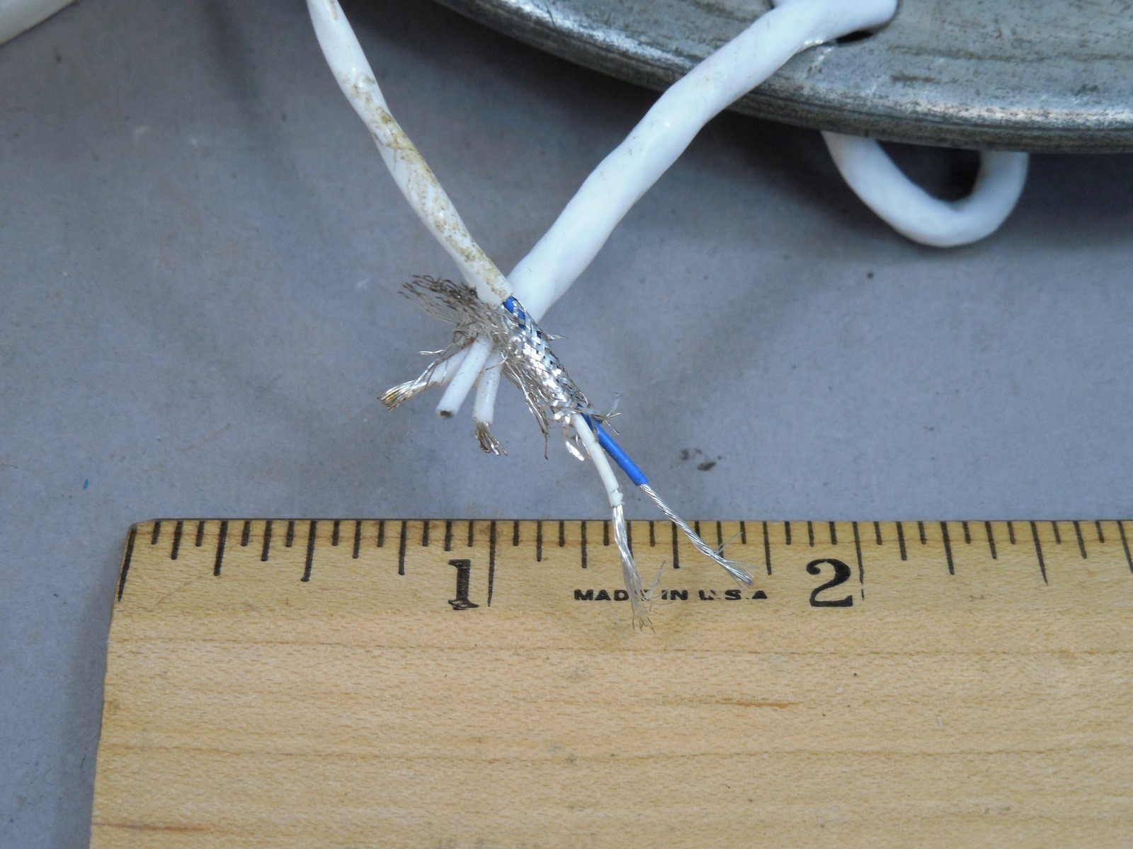 LOT of 2 Spools 50+ Feet Coated Shielded 22-3 26-2 ETFE Shielded Cable
