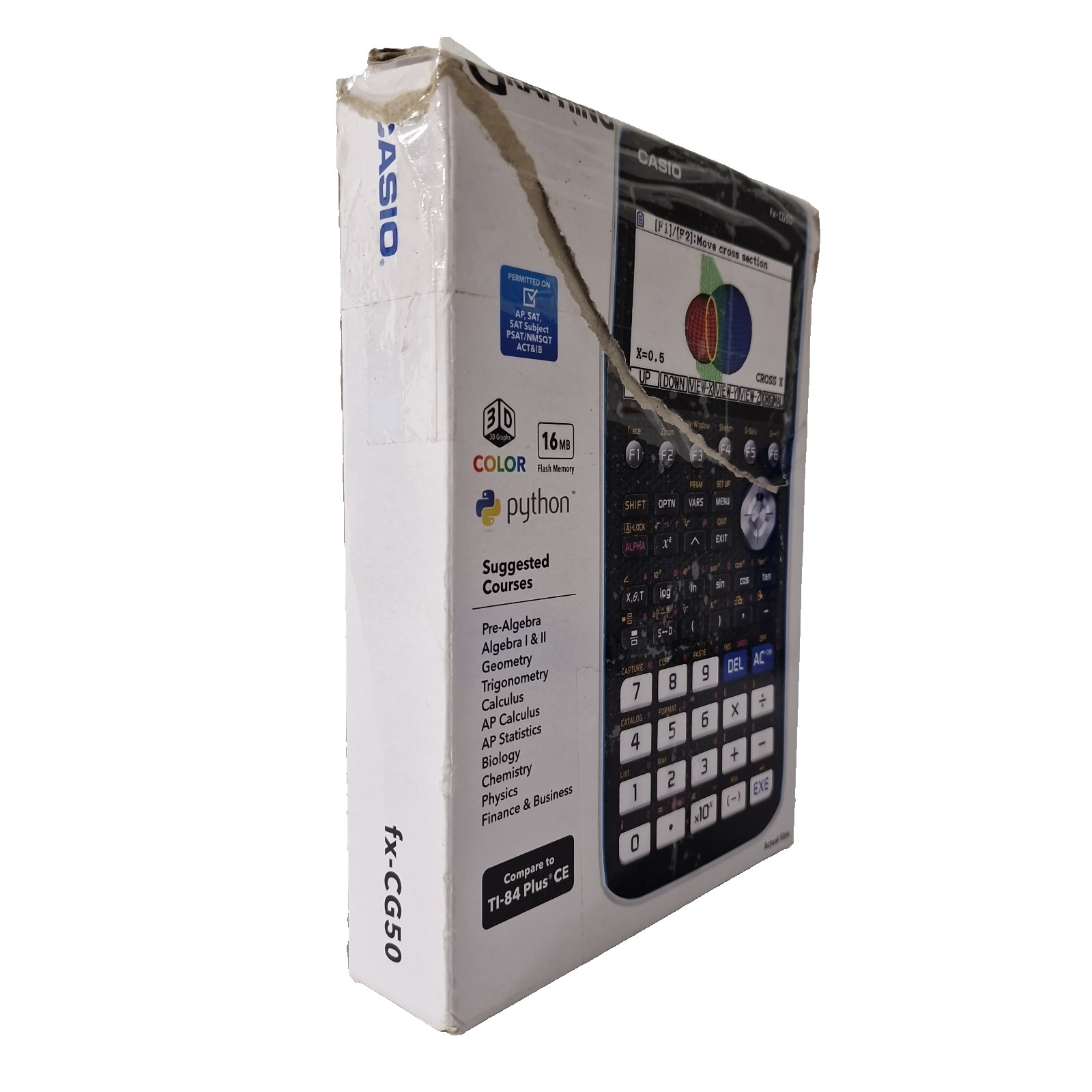 Casio FX-CG50 Graphing Calculator – Black