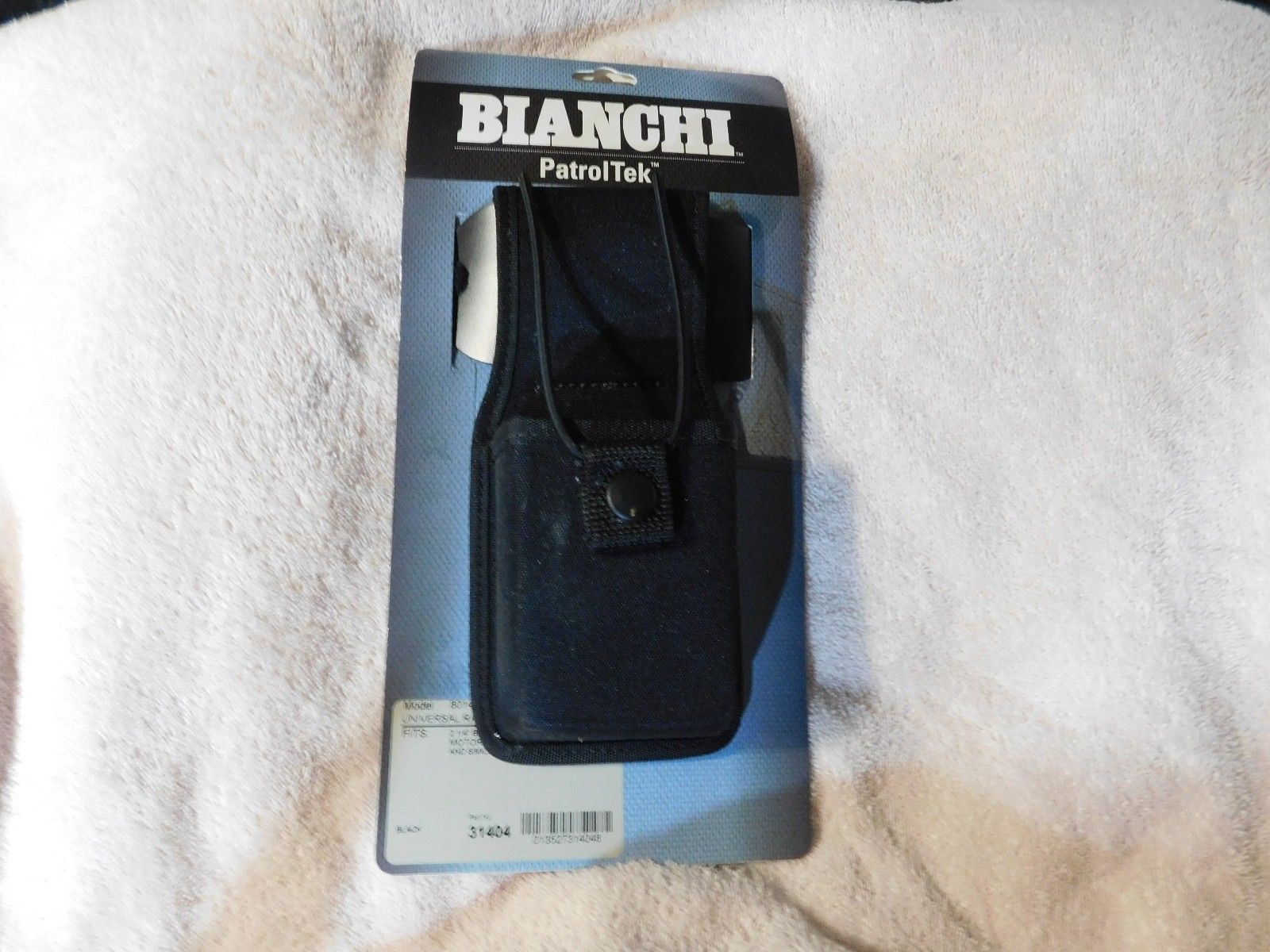 Bianchi PatrolTek Nylon Radio Holder 8014 Belt Holster