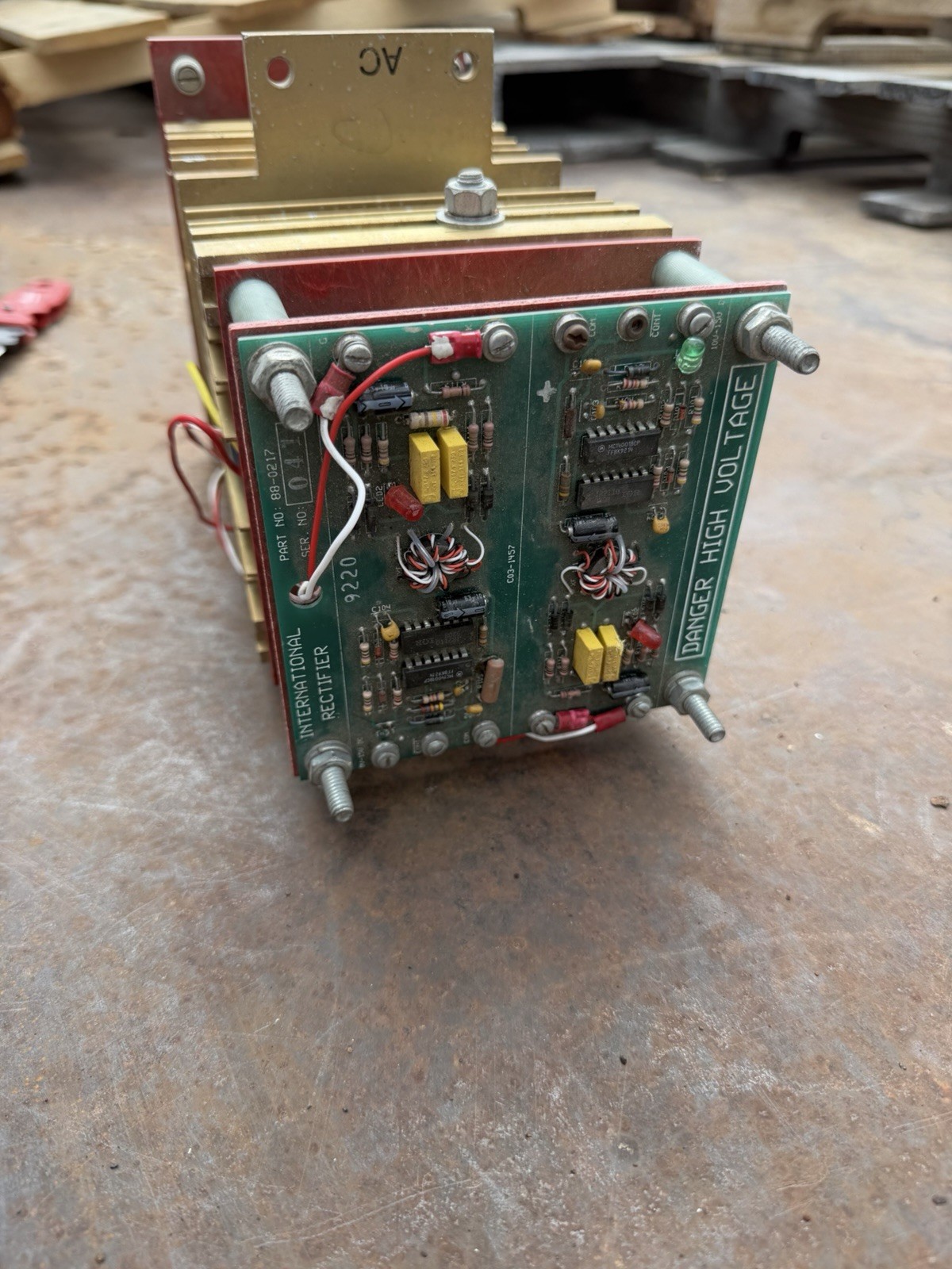 Military International Rectifier SCR Thyristor Stack PN 88-0217 AS-IS Untested