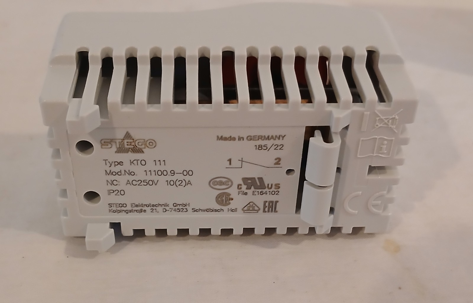 STEGO 11100.9-00 sensor: Thermostat. Type KTO111. New in box. Free Shipping