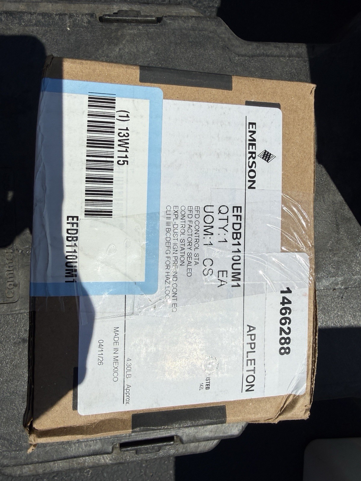 APPLETON ELECTRIC EFDB110-UM1 1 Gang, Head Push Button Emergency Stop