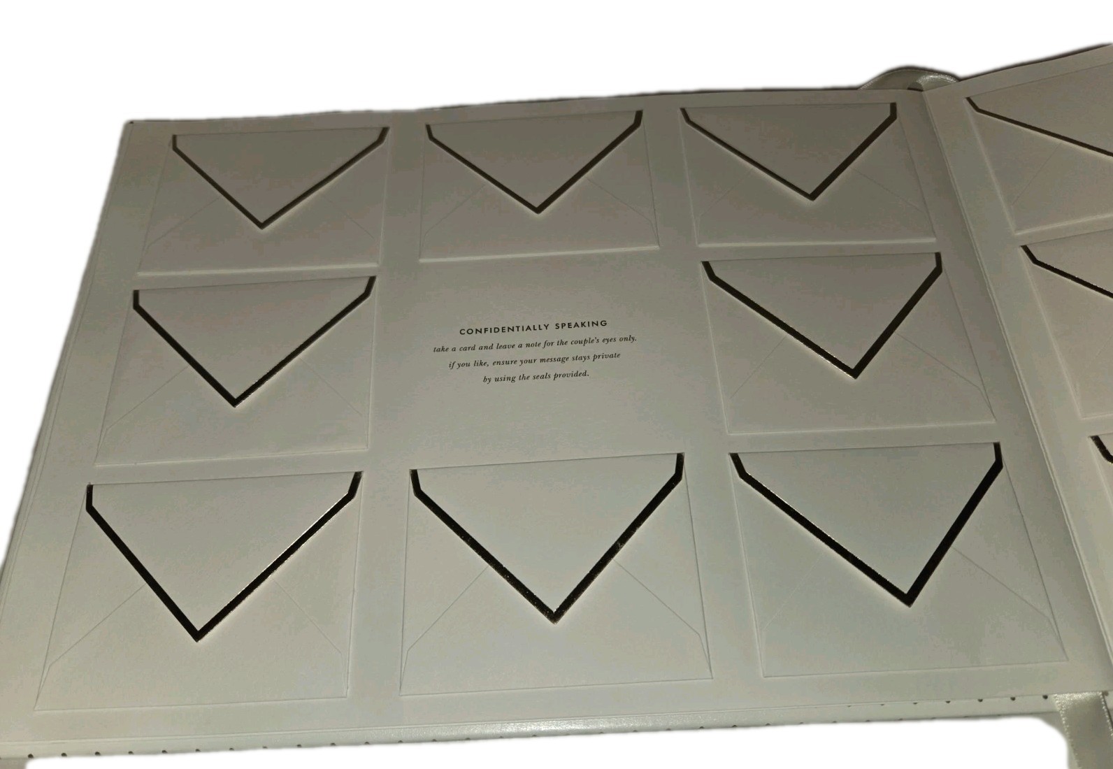 Kate Spade Wedding Guest Book Bridal Lined Pages Note Cards Envelopes Seals