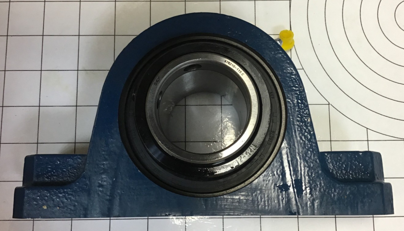 SKF SYR 1-15/16 1.937″ ID, 2-BOLT PILLOW BLOCK BEARING, 6.250″ BHC, 2.250″ CT.HT